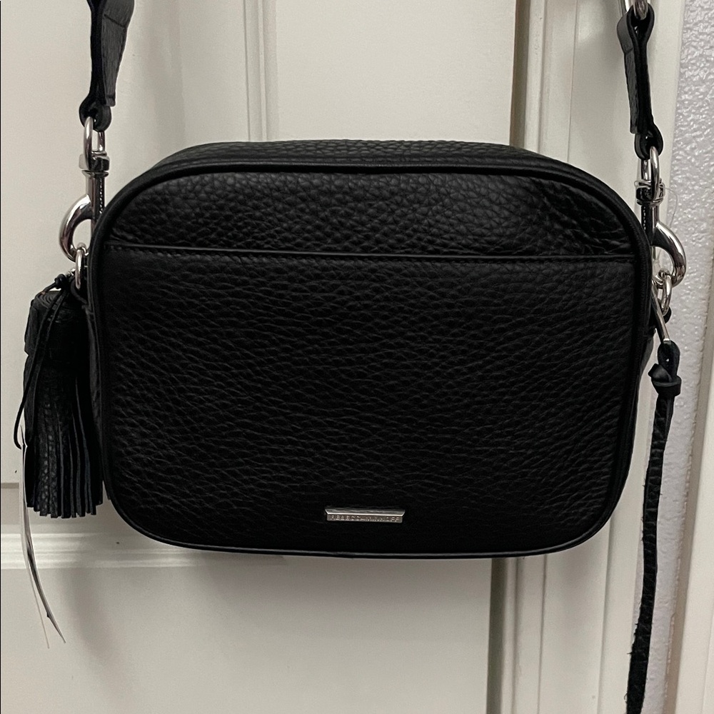 Rebecca Minkoff Black Textured Crossbody Bag
